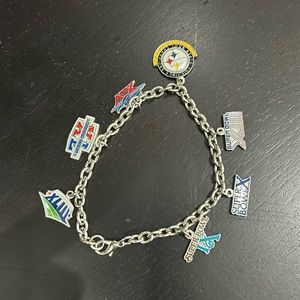 Steeler Super Bowl Charm Bracelet